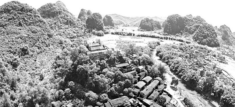 英西峰林景區(qū)彭家祠。